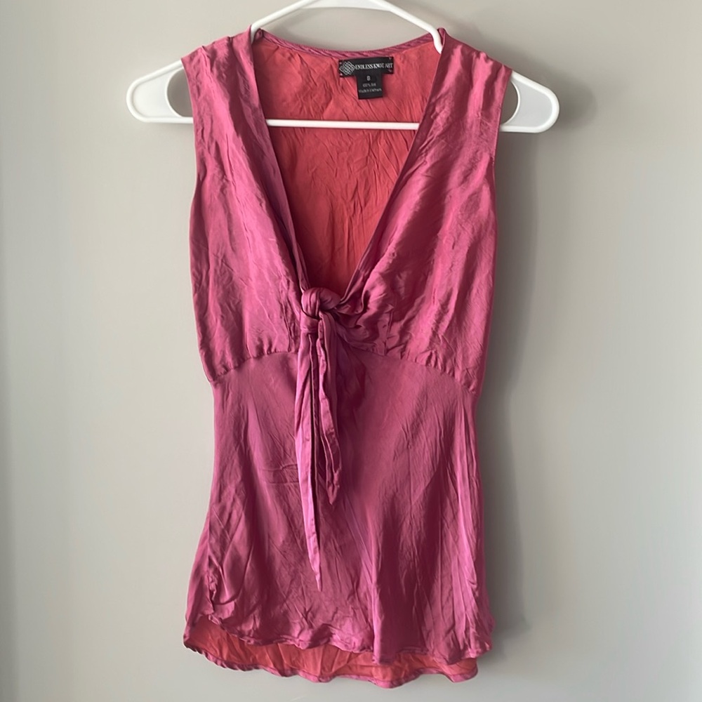 Vintage Silk Tie Tank